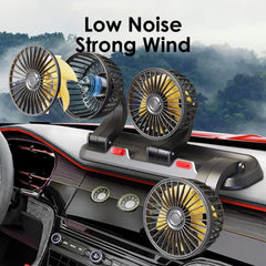 Avto Ventilator 12 V s Tremi Glavami 30,2 x 9,8 x 13,5 cm