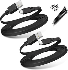 BASESAILOR Ploščati Micro USB Kabel 3 m 2 Kosa