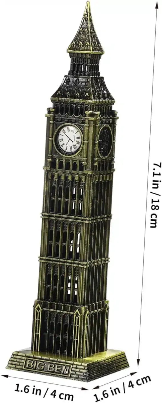 Beavorty Arhitekturni Model Big Ben 7,1 x 10,2 x 18 cm