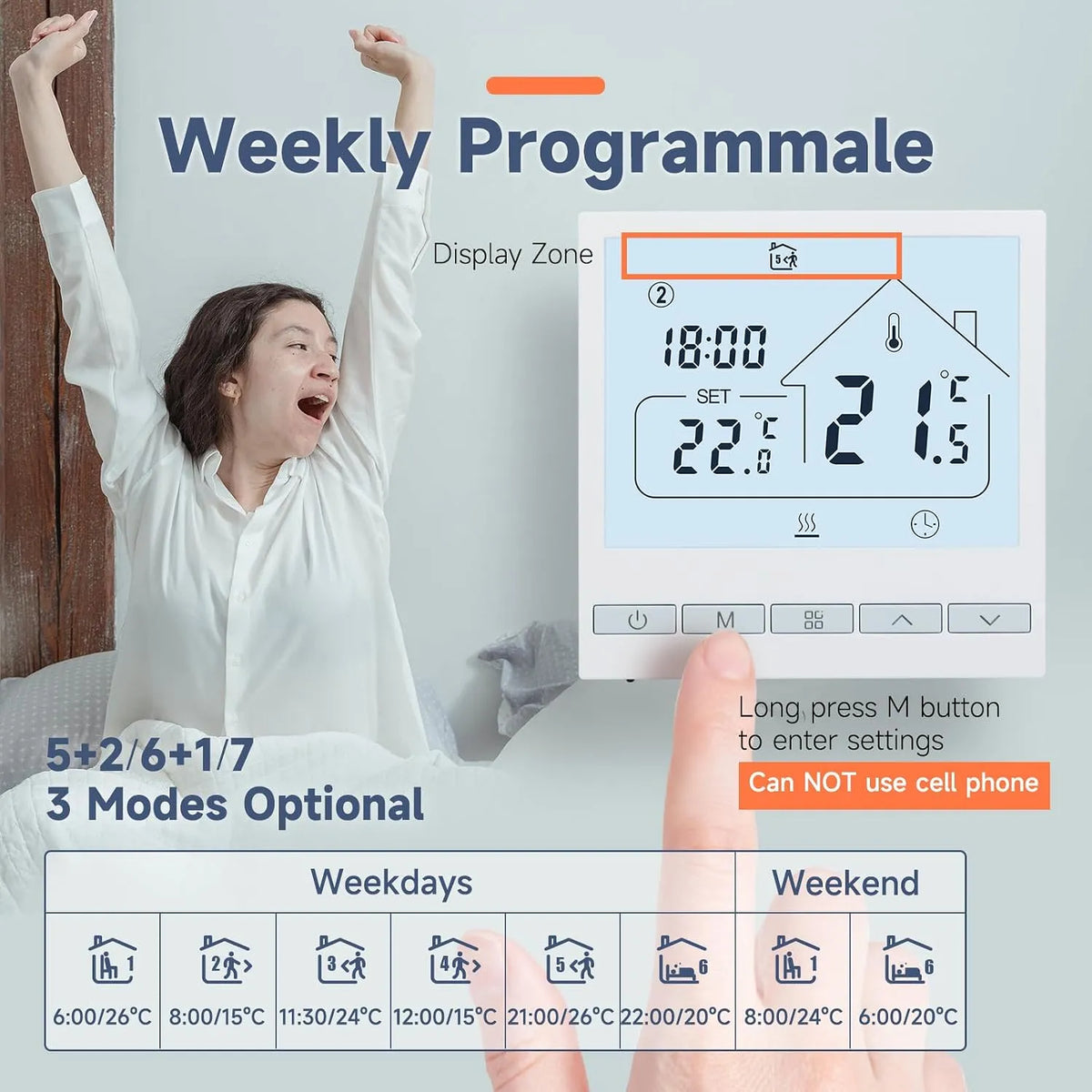 BEOK CONTROLS TOL47-WP Termostat za Talno Greljenje