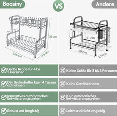 Boosiny Odcejevalnik Posode 37 x 40 x 27 cm