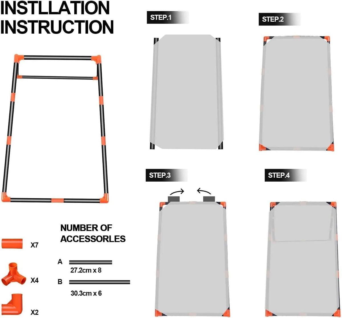 BOVO Prenosni Cornhole Komplet 100 x 60 cm