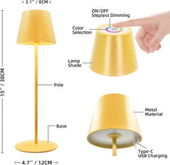 Brezžična LED Namizna Svetilka 30 cm