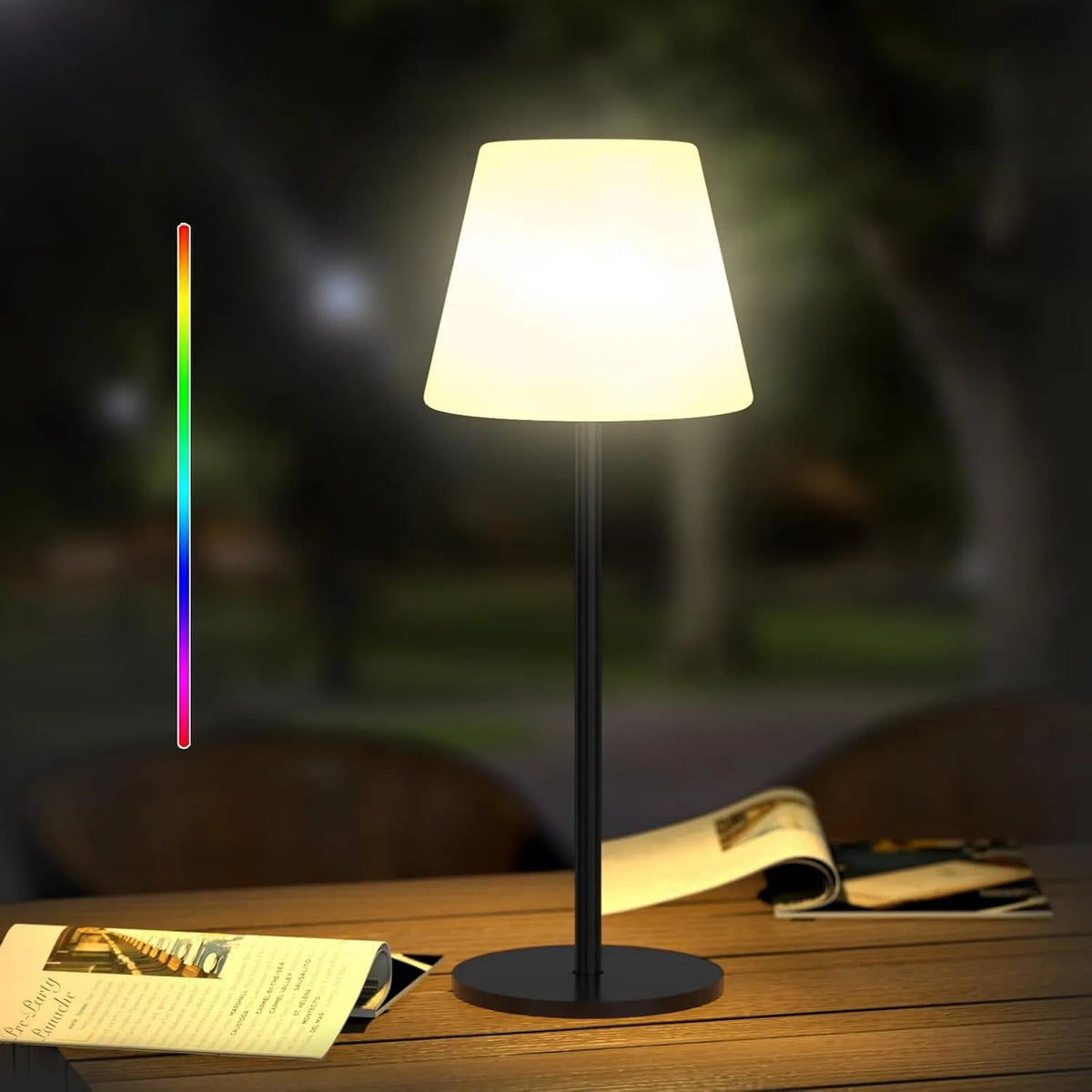 Brezžična Zunanja Namizna LED Svetilka 15 x 15 x 41 cm