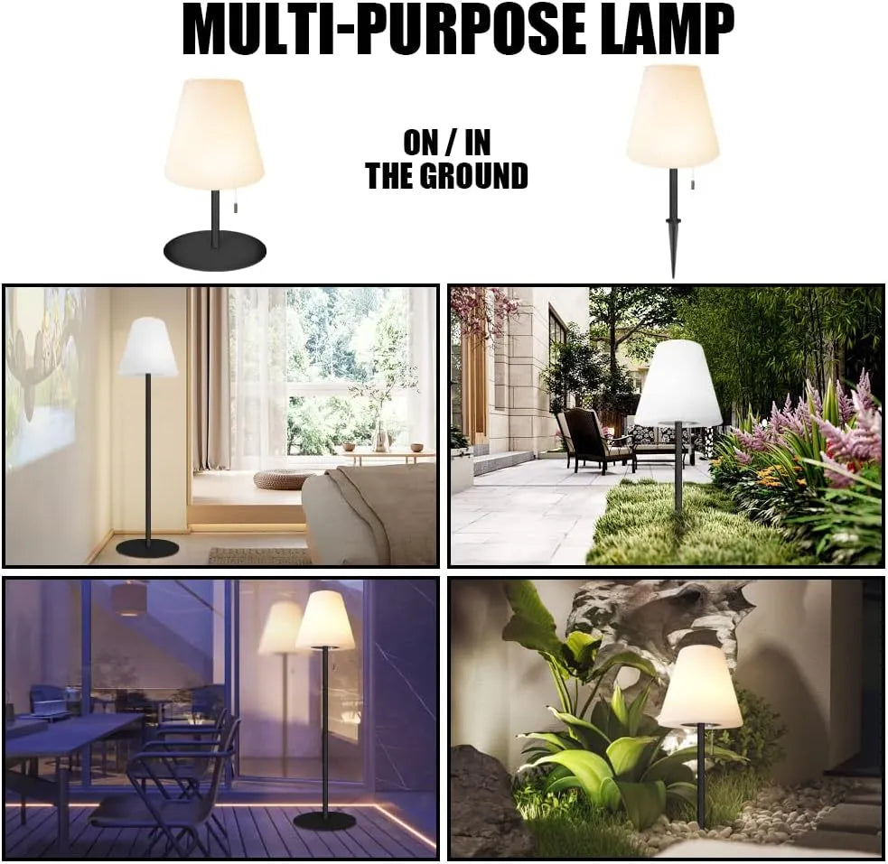 Brezžična Zunanja Stoječa LED Svetilka RGBW 98,5 cm