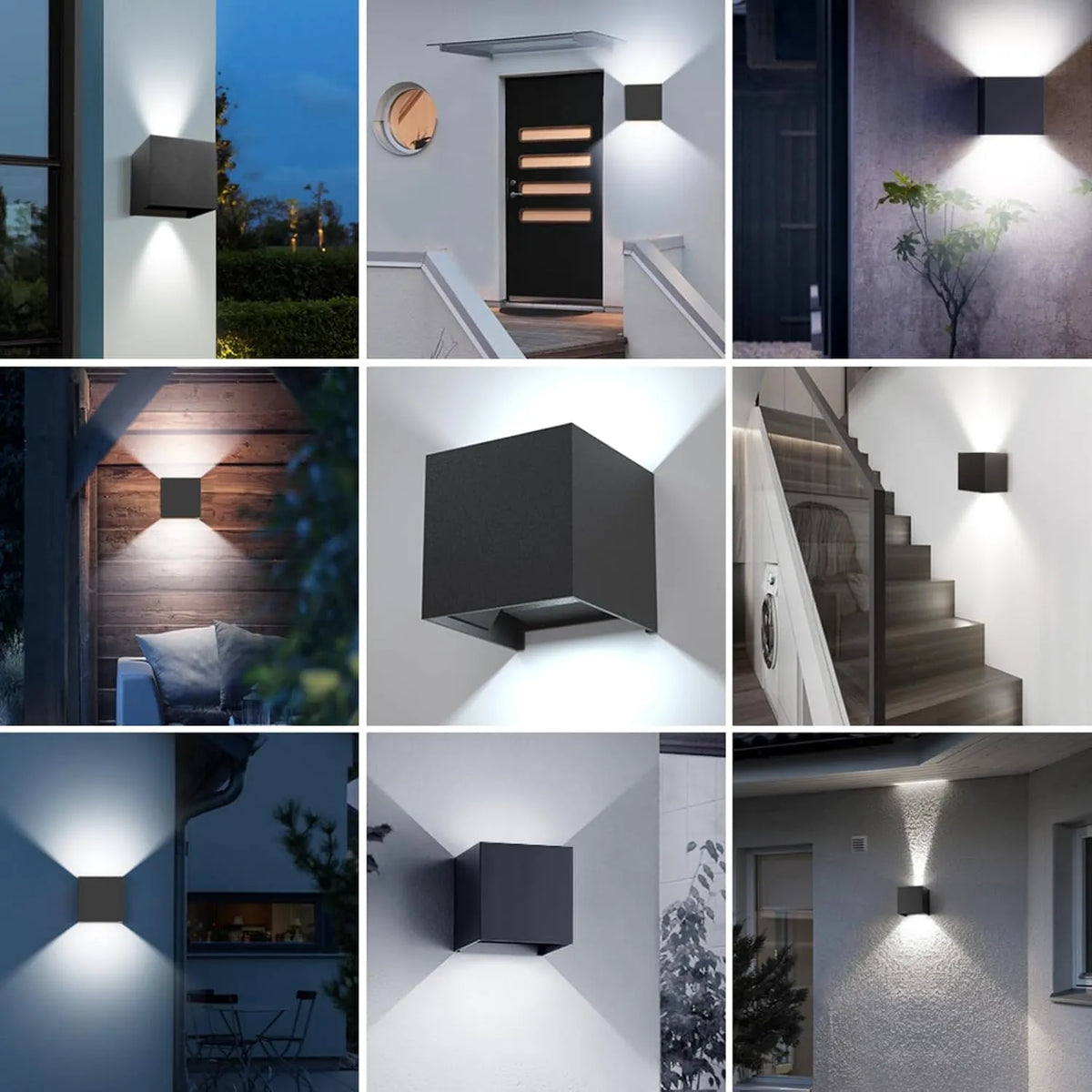 CHENBEN LED Stenska Svetilka 12W IP65 Vodoodporna Zunanja in Notranja