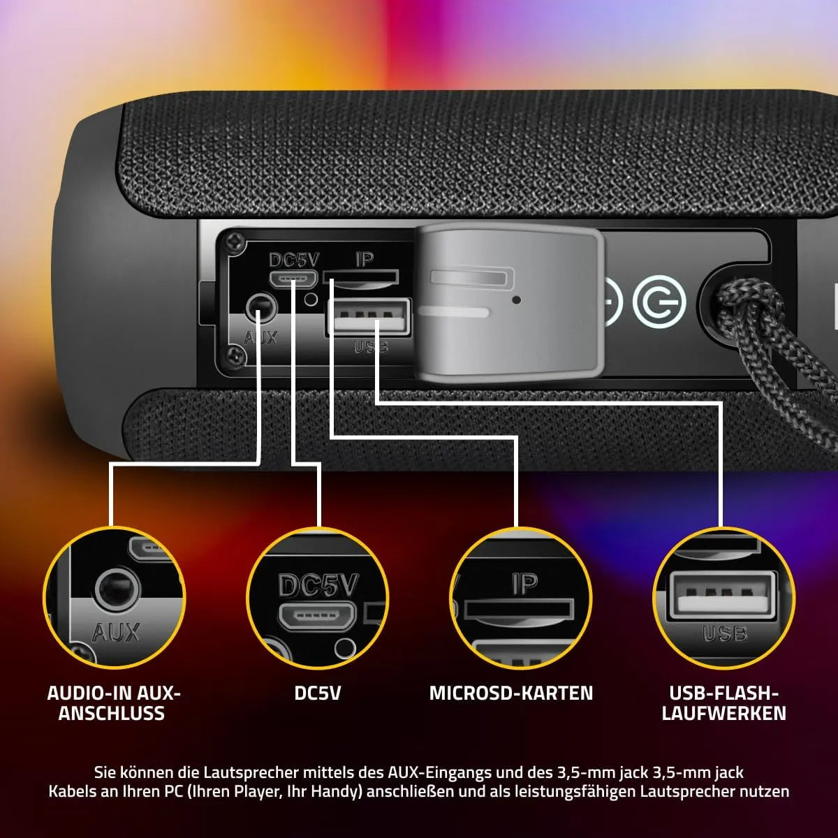 Defender Prenosni Bluetooth Zvočnik 1 Kos