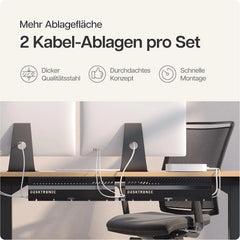 Desktronic Kanal za Kable 43 x 12 cm 2 Kosa