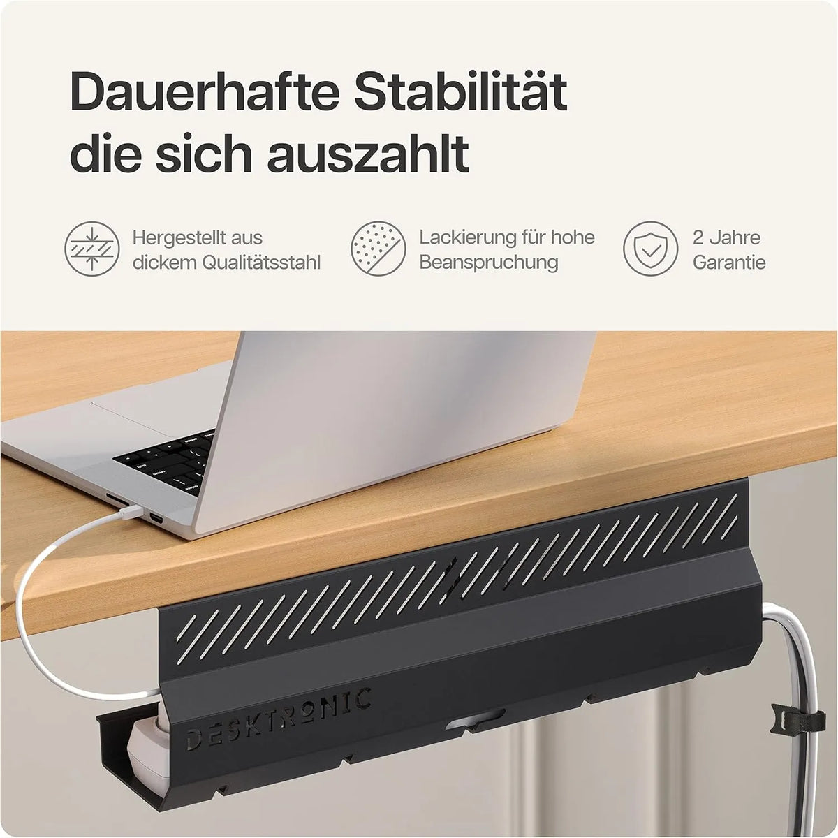 Desktronic Kanal za Kable 43 x 12 cm 2 Kosa
