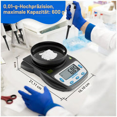 Digitalna Laboratorijska Natančna Tehtnica 600 g