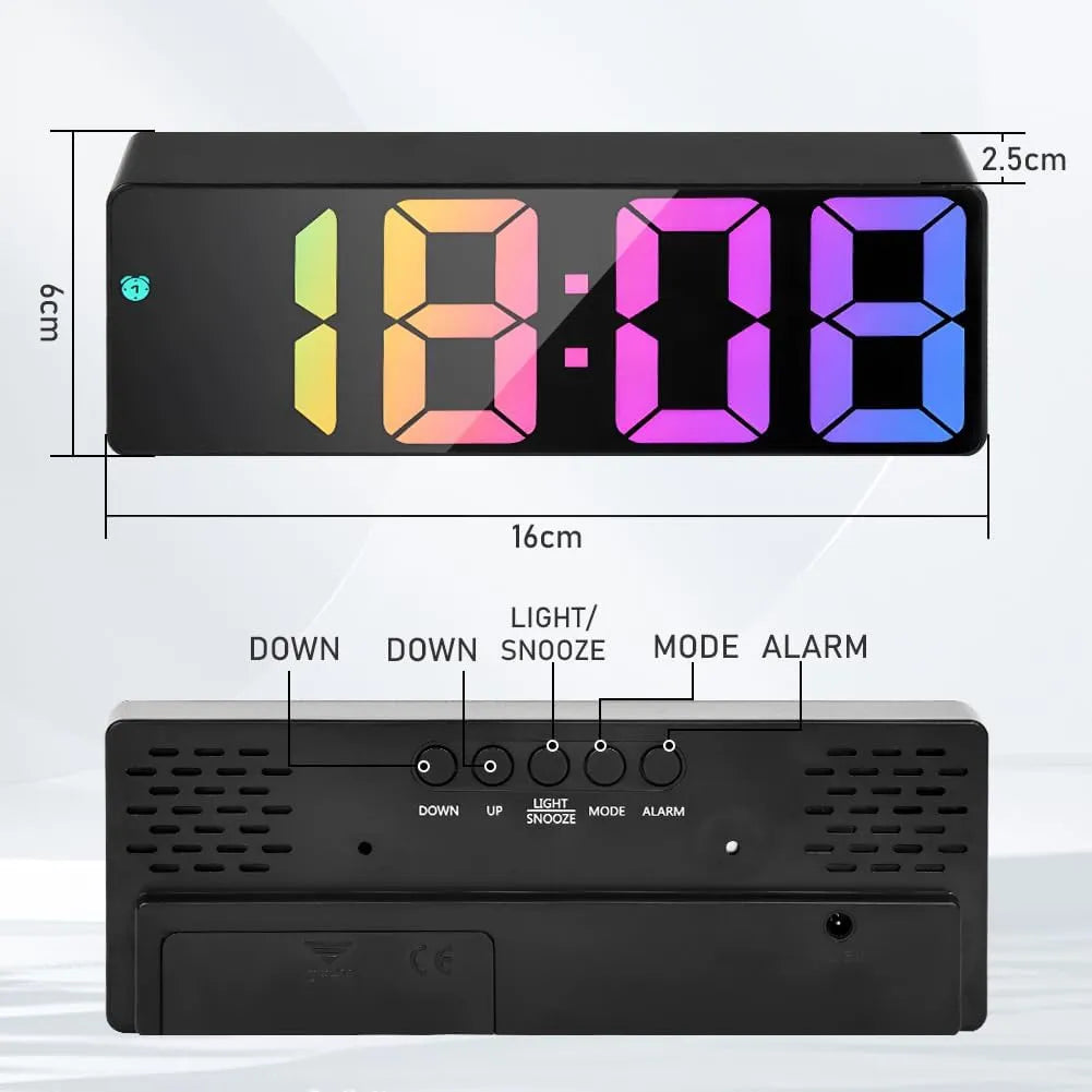 Digitalna LED Budilka 16 x 6 x 2.5 cm