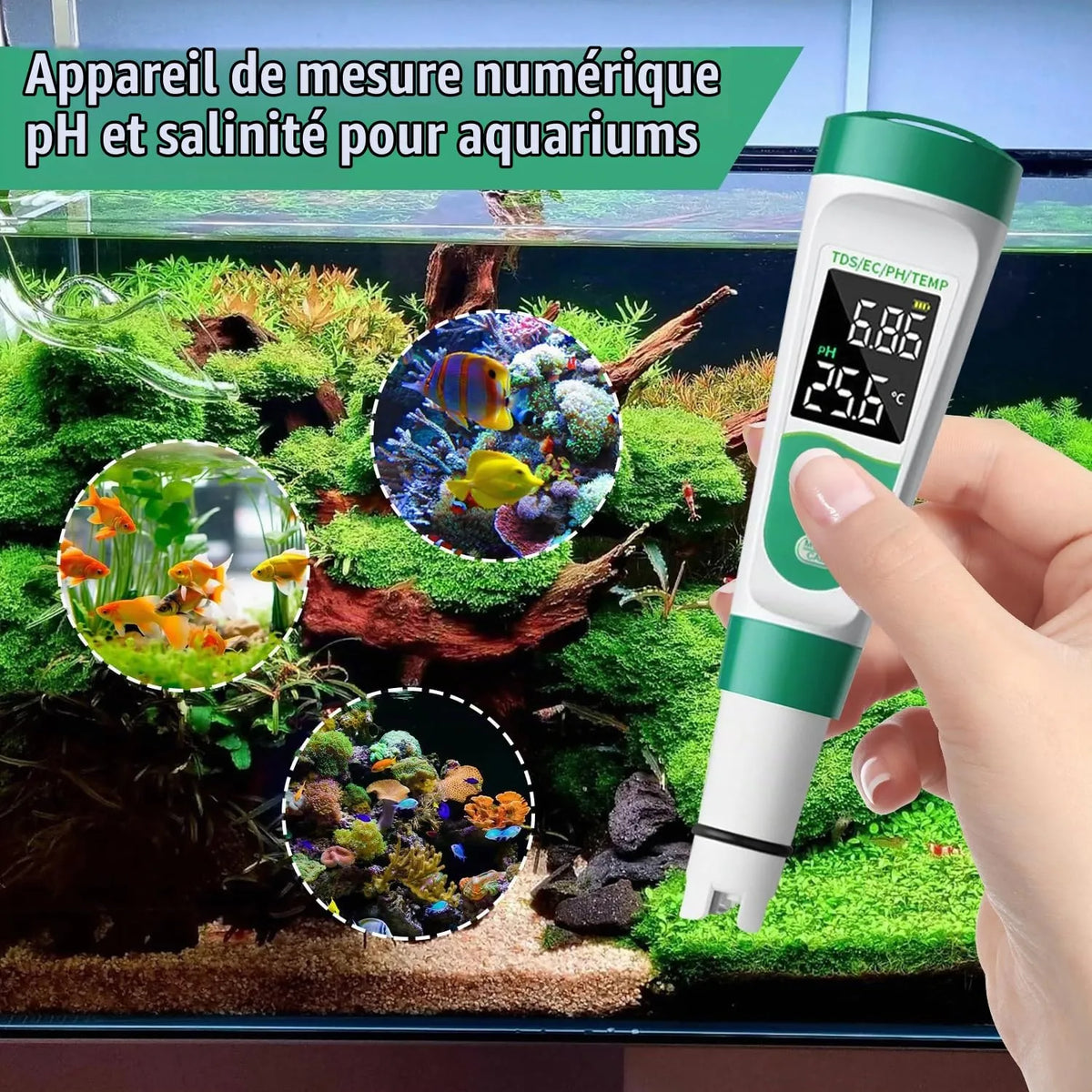 Digitalni Merilnik Kakovosti Vode 5 v 1