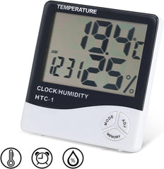 Digitalni Termometer in Higrometer z Uro 10x9.2x2.1 cm