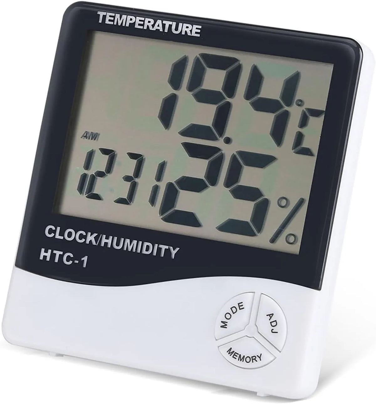 Digitalni Termometer in Higrometer z Uro 10x9.2x2.1 cm