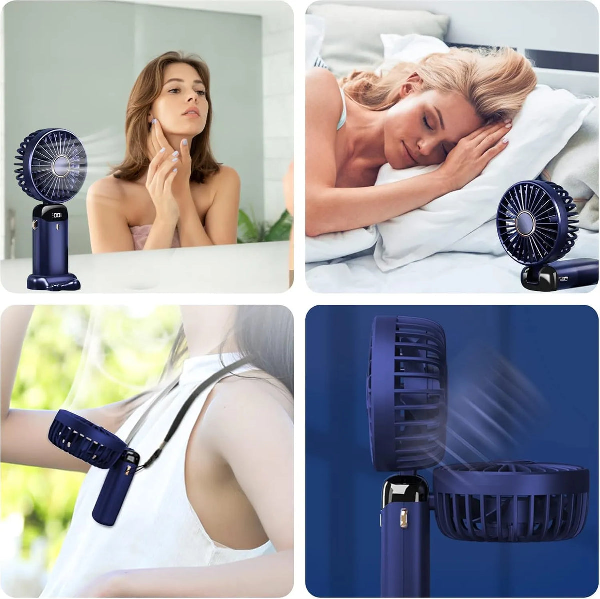 Duradeals Prenosni Ročni Ventilator 18,8 x 4,7 x 9 cm
