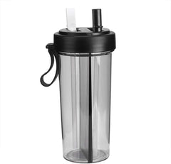 Dvojna Steklenica za Vodo s Slamico 600 ml