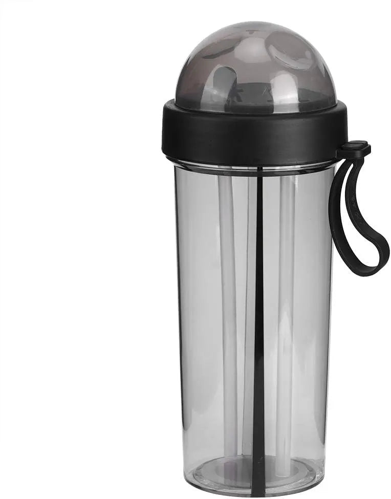 Dvojna Steklenica za Vodo s Slamico 600 ml