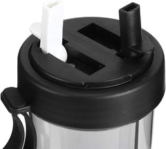 Dvojna Steklenica za Vodo s Slamico 600 ml