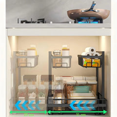 Dvonadstropni Organizator za Pod Umivalnik 31-50 x 39 x 37,5 cm