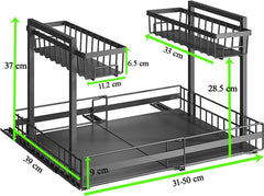 Dvonadstropni Organizator za Pod Umivalnik 31-50 x 39 x 37,5 cm