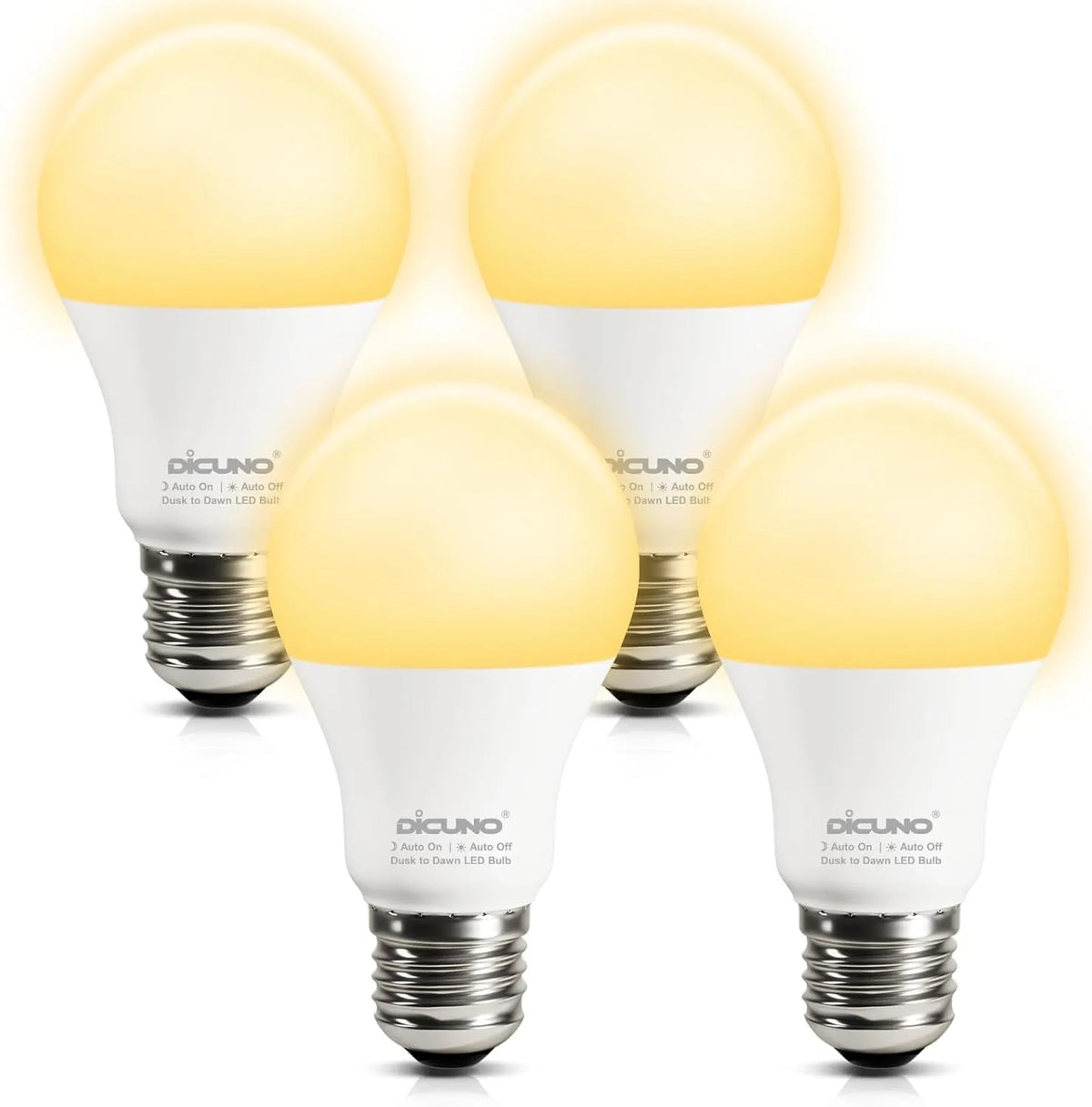 E27 LED Sijalka s Senzorjem za Zatemnitev 9W 4 Kosi