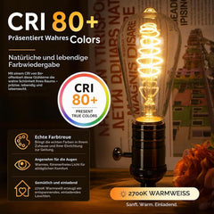 E27 LED Vintage Žarnica ST64 Dimmbar