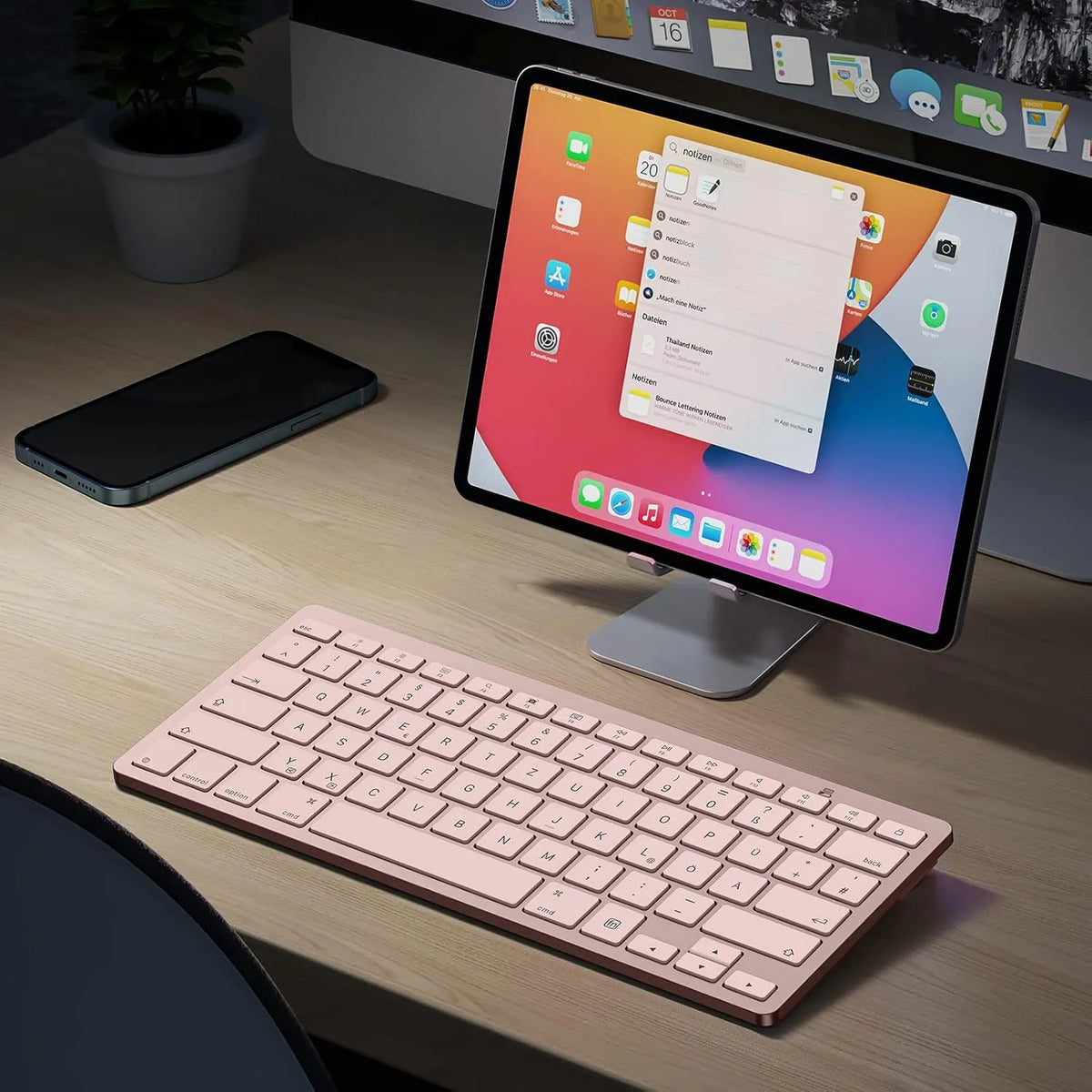 Emetok Brezžična Bluetooth Tipkovnica za iPad in iPhone