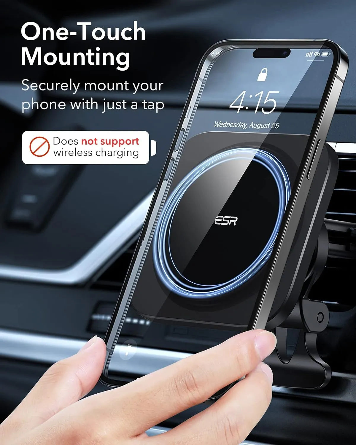 ESR Magnetno Avto Držalo za Telefon HaloLock 1 Kos
