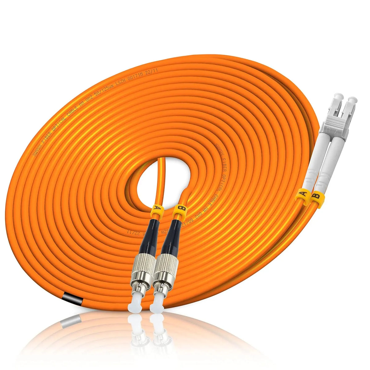 FC/UPC na LC/UPC MM OM2 DX LSZH Optični Priključni Kabel 0.5 m 2 Kosa