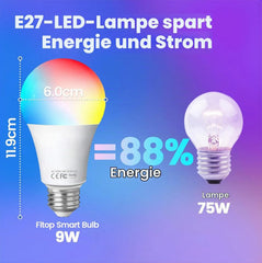 Fitop Pametna LED Sijalka E27 9 W