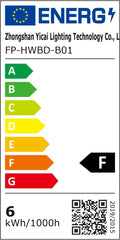 FPDS Zunanja LED Stenska Svetilka 10 x 10 x 10 cm 2 Kosa