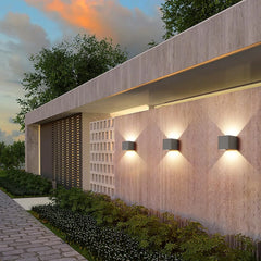 FPDS Zunanja LED Stenska Svetilka 10 x 10 x 10 cm 2 Kosa
