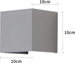 FPDS Zunanja LED Stenska Svetilka 10 x 10 x 10 cm 2 Kosa