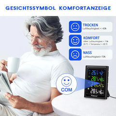 Geevon Notranji In Zunanji Termometer Higrometer S 3 Senzorji