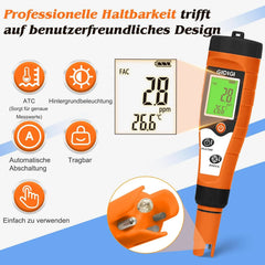GIDIGI Digitalni Merilec Vode 7 v 1 za Bazen in Spa 1 Kos