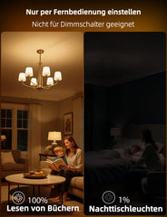 HEKEE LED Žarnica E14 RGBW 5W 4 Kosi