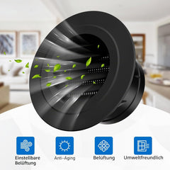 Hon&Guan Okrogla Prezračevalna Rešetka z Mrežo proti Insektom
