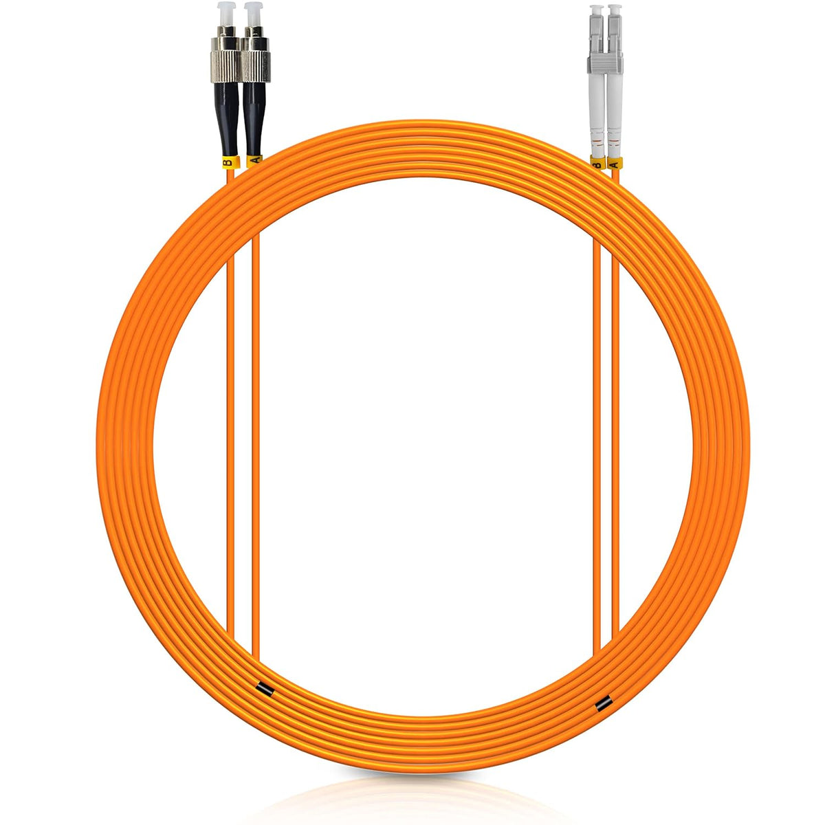 FC/UPC na LC/UPC MM OM2 DX LSZH Optični Priključni Kabel 0.5 m 2 Kosa