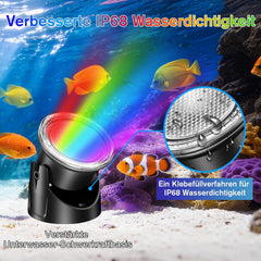 RGB Podvodne Luči za Ribnik s Časovnikom