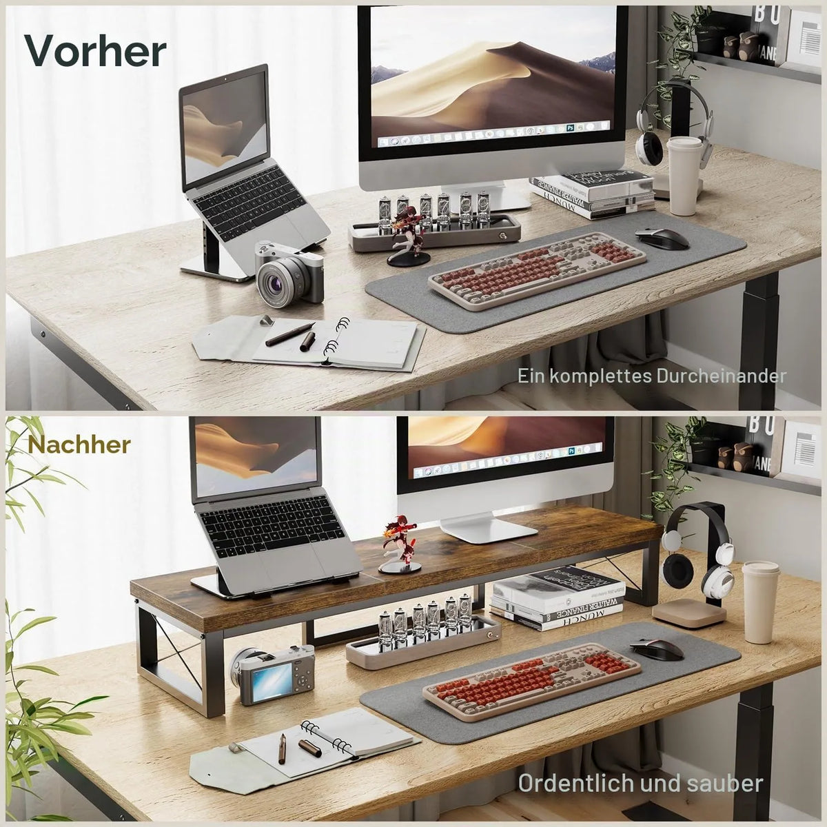 IBUYKE Dvojno Stojalo za Monitor 97 cm