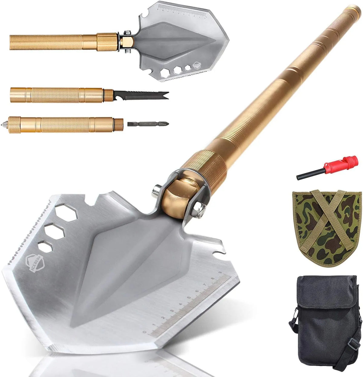 Iceberk Zložljiva Lopata 42-75 cm