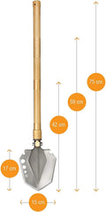 Iceberk Zložljiva Lopata 42-75 cm