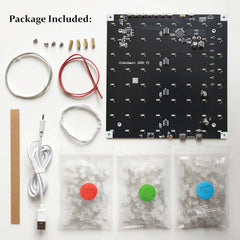 iCubeSmart 3D LED Kocka DIY Komplet za Spajkanje 18 x 18,5 x 20 cm