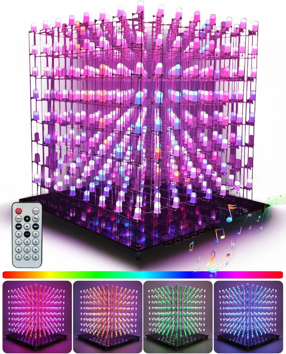 iCubeSmart DIY LED Kocka Komplet 18 x 18.5 x 19 cm