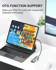 ICZI USB C Hub Razdelilnik 6v1 1 Kos