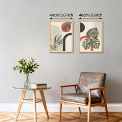 FAJERMINTART komplet 2 stenskih slik na platnu 120 × 60 cm