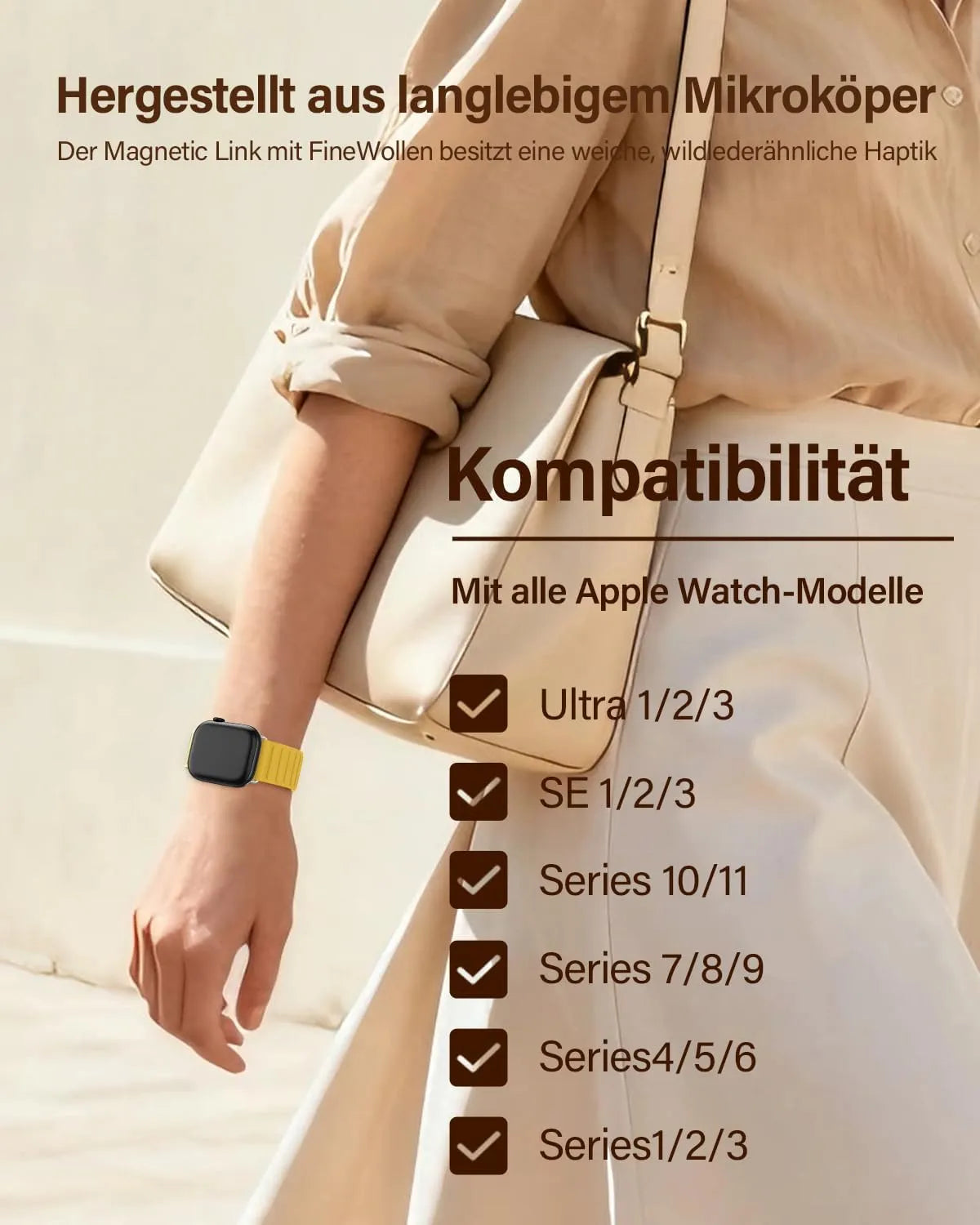Jiamus Magnetni Pašček za Apple Watch