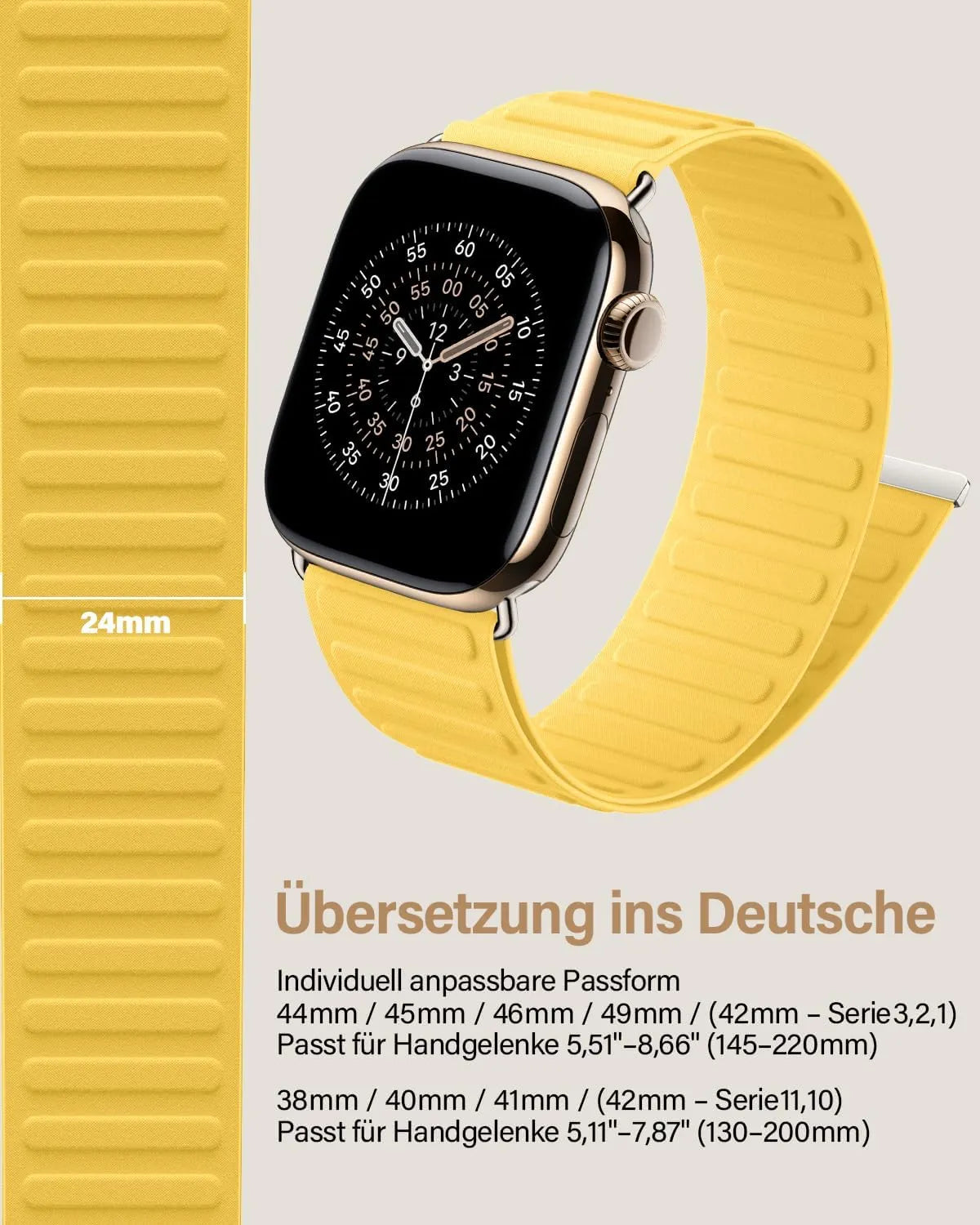 Jiamus Magnetni Pašček za Apple Watch
