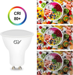 Jingying GU10 LED Sijalka 7W 3000K 6 Kosov