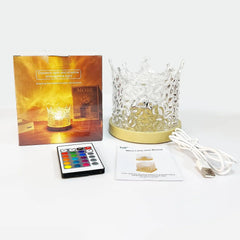 Jingying LED Nočna Svetilka z Učinkom Vodnih Valov 8 x 8 x 8 cm